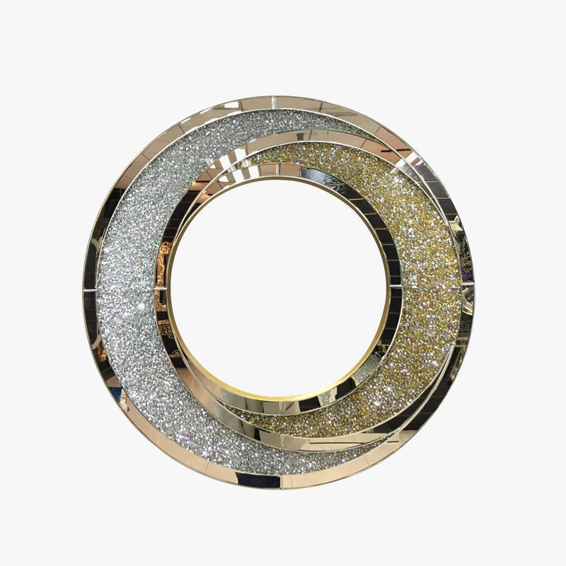miroir rond de luxe à suspendre pour décoration intérieure