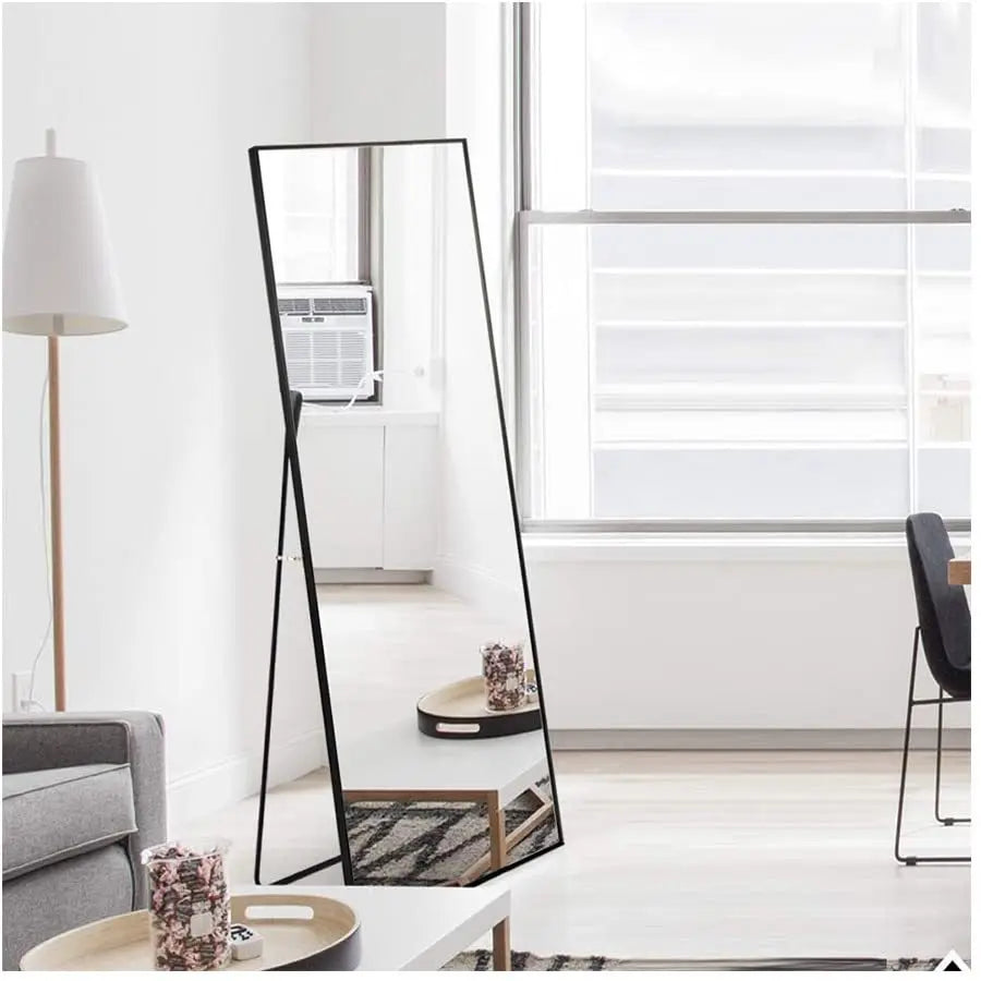 miroir sur pied en verre trempé vertical ou incliné