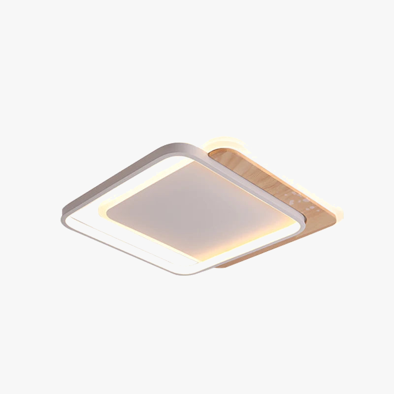 Lustres LED modernes lampes en bois véritable pour salon chambre décoration de la maison logement 	 luminaires d'intérieur