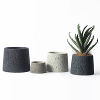 moule en silicone pour pot de fleurs motif lune créatif