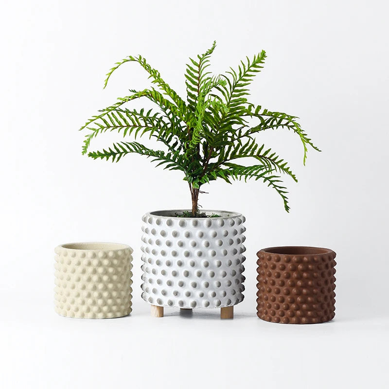 moule en silicone pour pot de fleurs style nordique décoration intérieure