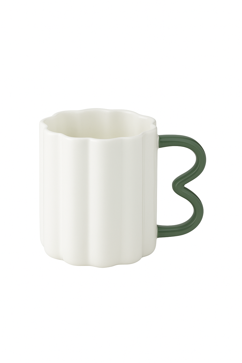 Mug verre borosilicate style coréen minimaliste 380ml