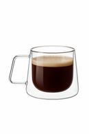 Mug verre double paroi 200 ml anse isolant