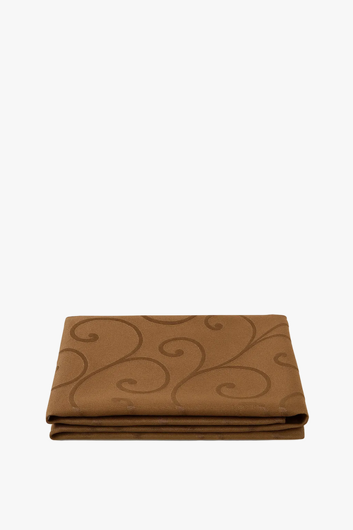 Nappe motif damassé floral imperméable facile entretien maison