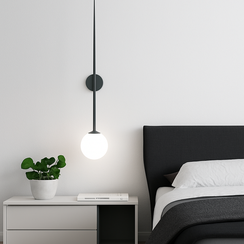Nordic Denmark Glass Ball Wall Lamp Sconce Light Fixture