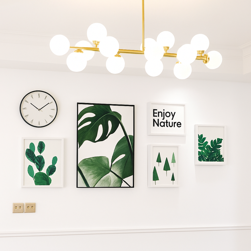 Nordique LED ronde lustre boule de verre or noir suspension lampe restaurant cuisine salon anneau décor à la maison luminaires