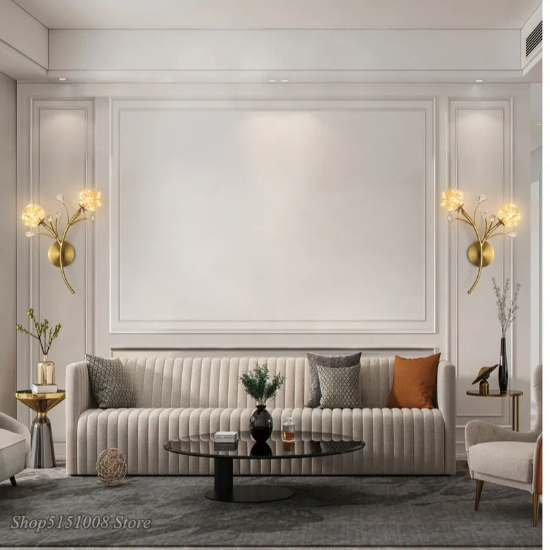 nouvelle applique murale led de luxe gypsophile 2021