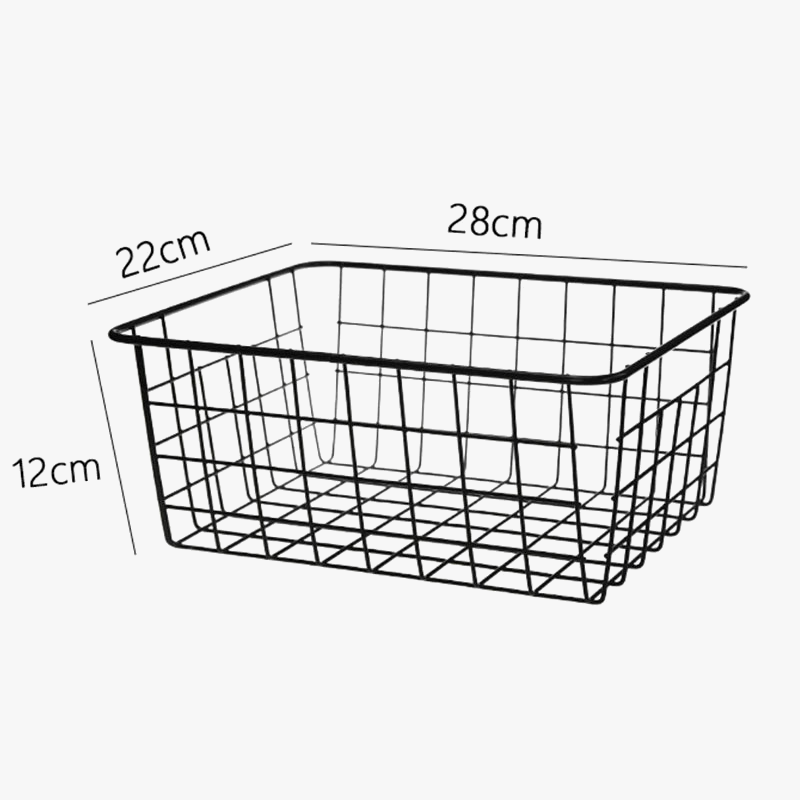 panier de rangement en métal pour organiser vos espaces