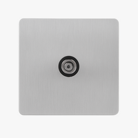 panneaux métalliques double prise interrupteur vintage avec usb