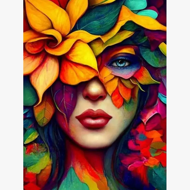 peinture par numéros moderne fleurs pour adultes artisanat décoratif