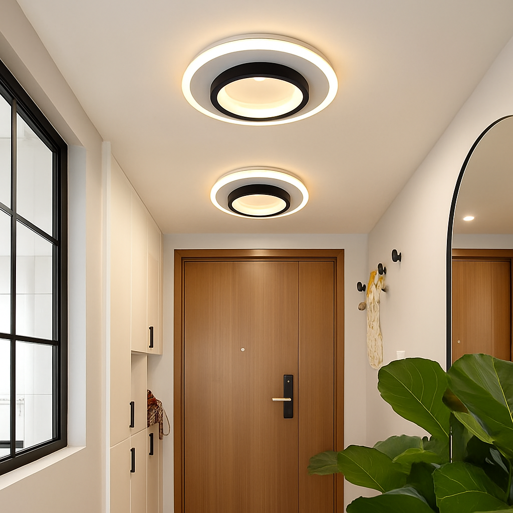Plafond moderne à LEDs lampe pour salon escalier allée vestiaire couloir chambre plafonnier intérieur décor à la maison luminaire - vue 7 sur 22