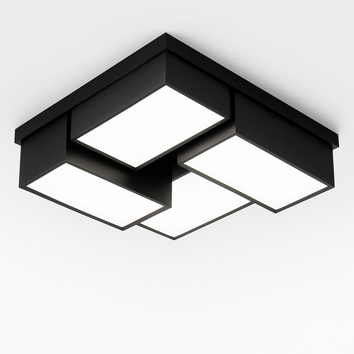 Plafonnier design moderne à LED rectangulaire