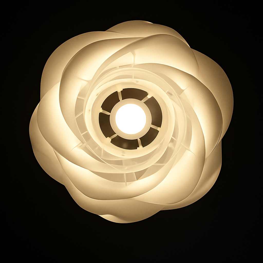 plafonnier design pétales pour décoration intérieure - vue 6 sur 12