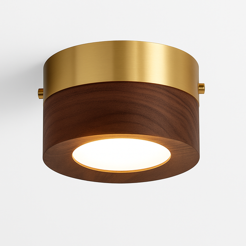 plafonnier en bois design lumineux pour décoration intérieure élégante