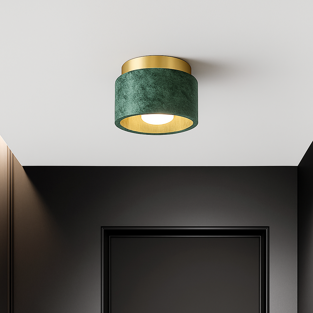 plafonnier en marbre italien luminaire décoratif idéal pour tout espace - vue 3 sur 6