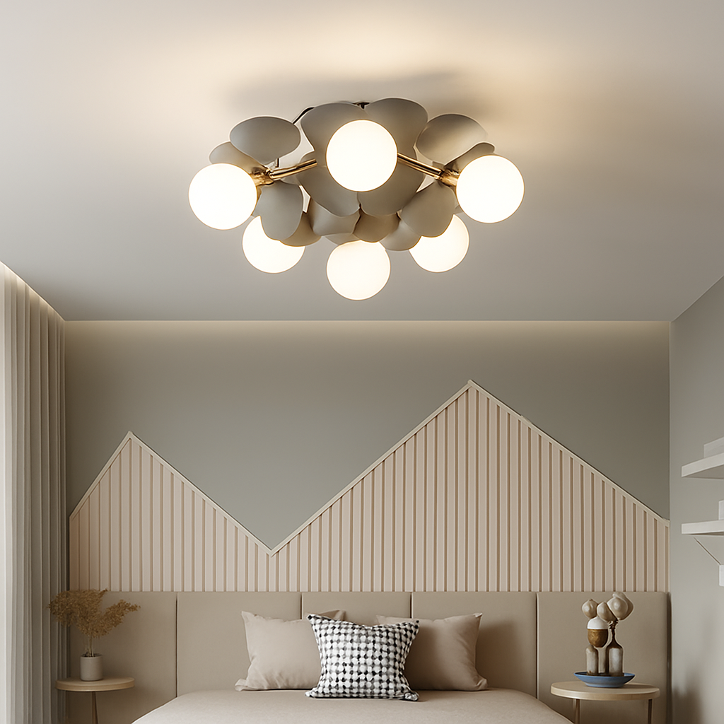 plafonnier en verre design lumineux pour intérieur moderne - vue 6 sur 18