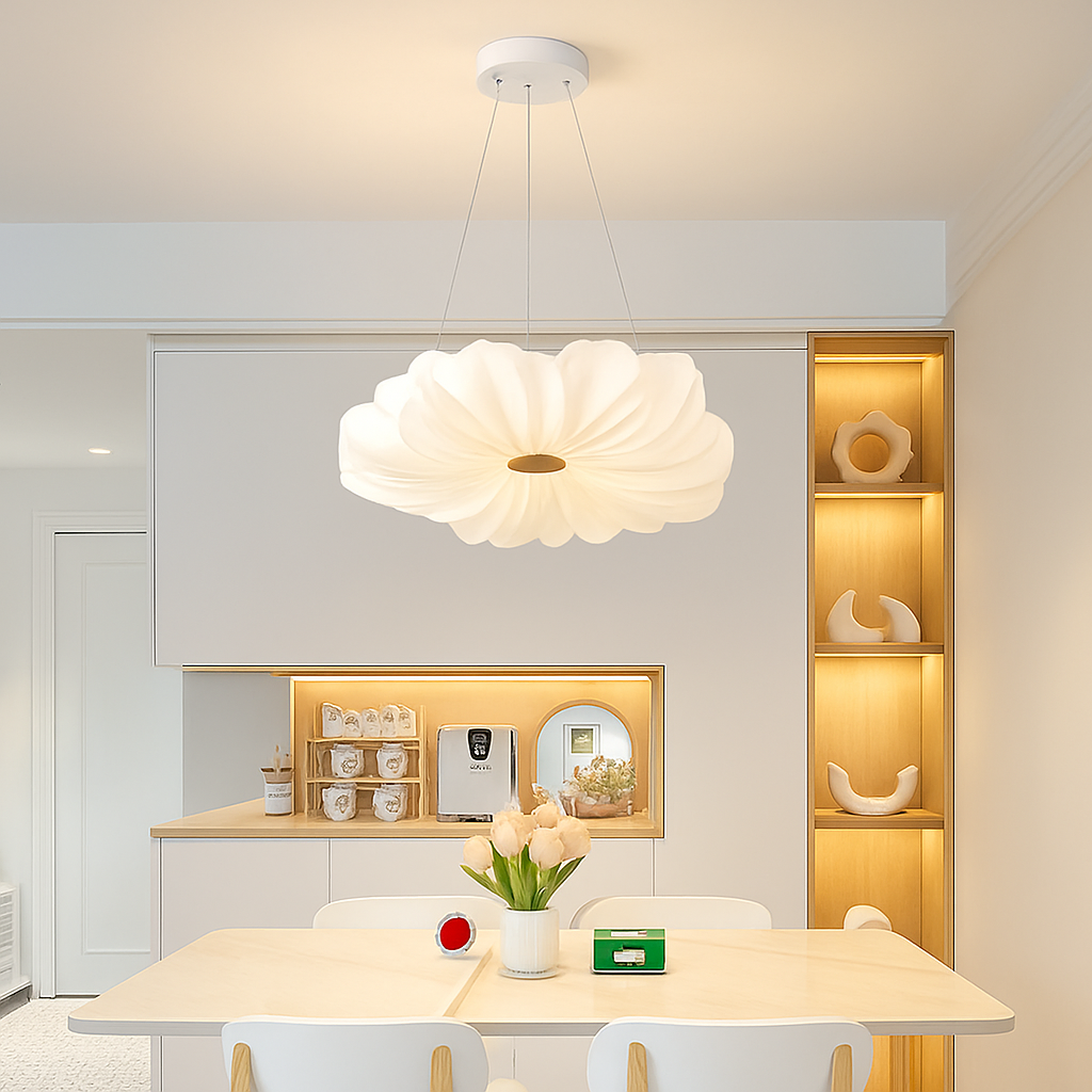 plafonnier floral nordique pour décoration de chambre d'enfant - vue 6 sur 12