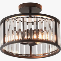 plafonnier industriel rétro style nordique pour éclairage décoratif