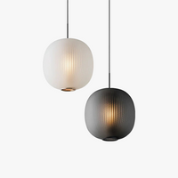 Suspension Led à bulles de verre colorées au Design post-moderne