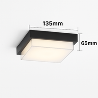 plafonnier led carré étanche pour extérieur jardin porche mur