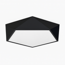 Plafonnier LED design géométrique en diamant
