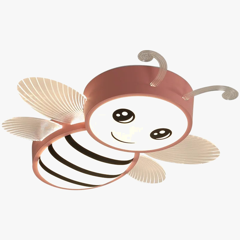 plafonnier led dessin animé petite abeille décoration maternelle moderne