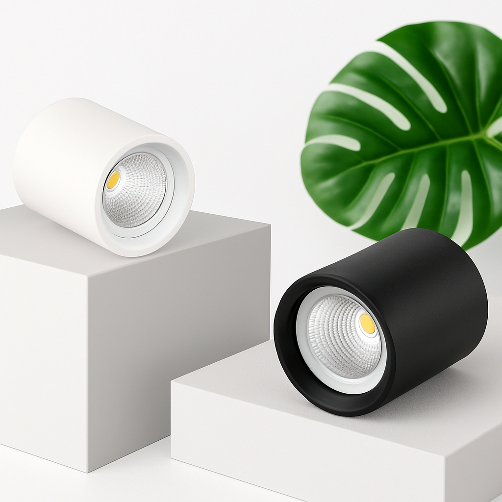 plafonnier led dimmable spot lumière vers le bas décoration - vue 3 sur 8