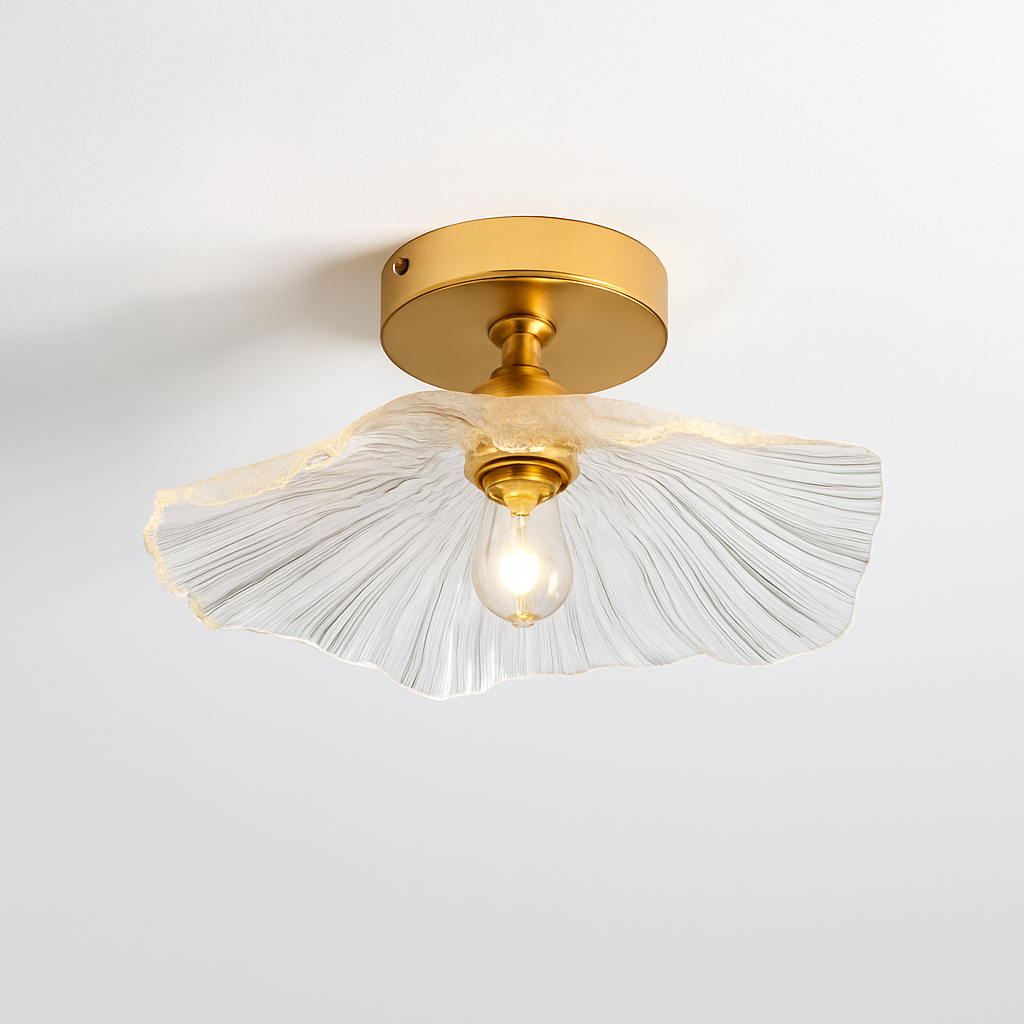 Plafonnier Led en verre au design moderne - vue 4 sur 24
