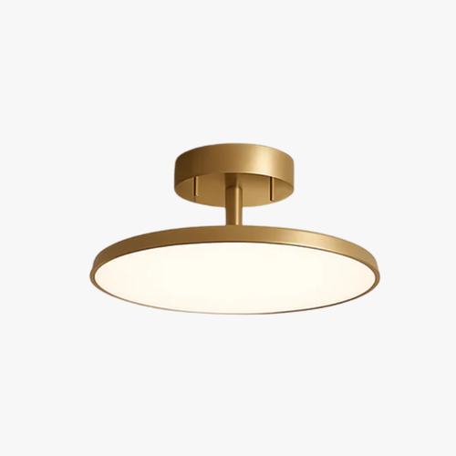 plafonnier led minimaliste or noir cuivre chambre salon hall couloir