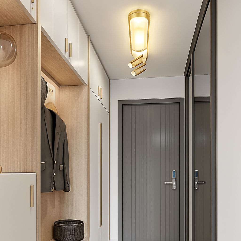 plafonnier led moderne avec projecteur pour décoration intérieure - vue 5 sur 18