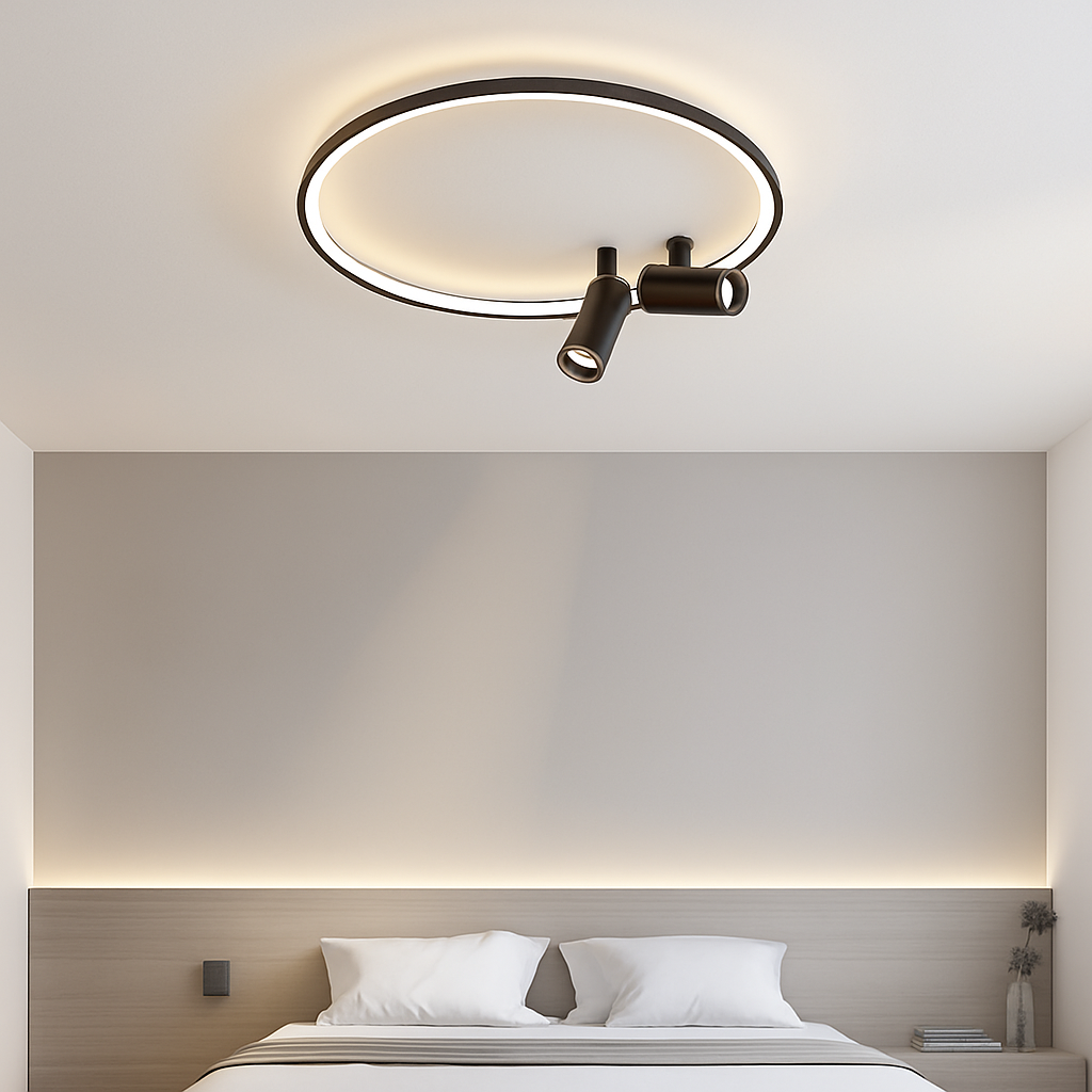 plafonnier led moderne design pour décoration intérieure élégante - vue 7 sur 12