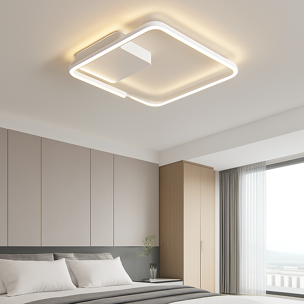 plafonnier led moderne à intensité variable pour intérieur minimaliste - vue 6 sur 10