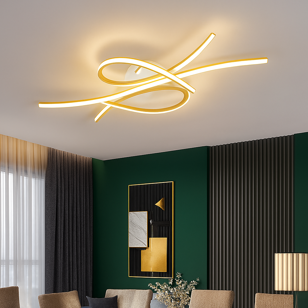Plafonnier LED moderne pour salon salle à manger chambre étude hôtel allée plafond Lustre intérieur décor à la maison luminaire Lustre - vue 6 sur 10