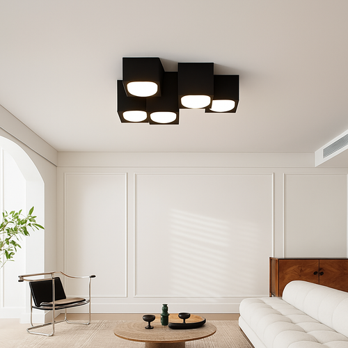 plafonnier led rectangle protection des yeux spot magique