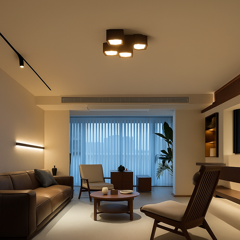 plafonnier led rectangle protection des yeux spot magique