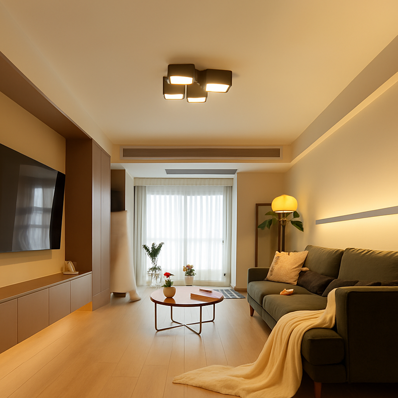 plafonnier led rectangle protection des yeux spot magique