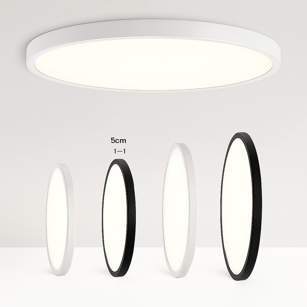 plafonnier led rond moderne pour éclairage varié - vue 6 sur 24