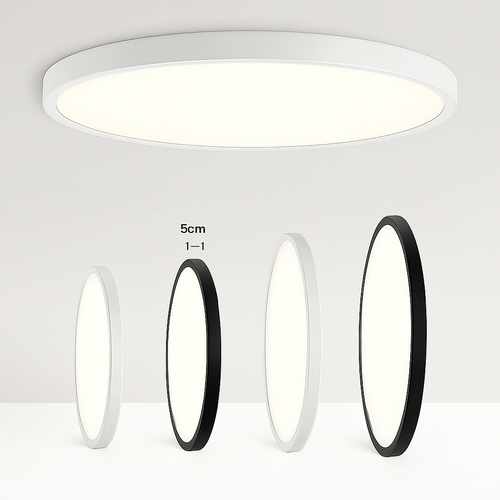 plafonnier led rond moderne pour éclairage varié