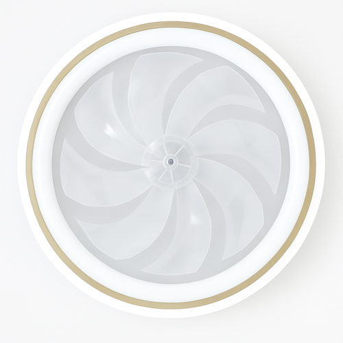 plafonnier moderne avec télécommande et 3 vitesses de ventilation