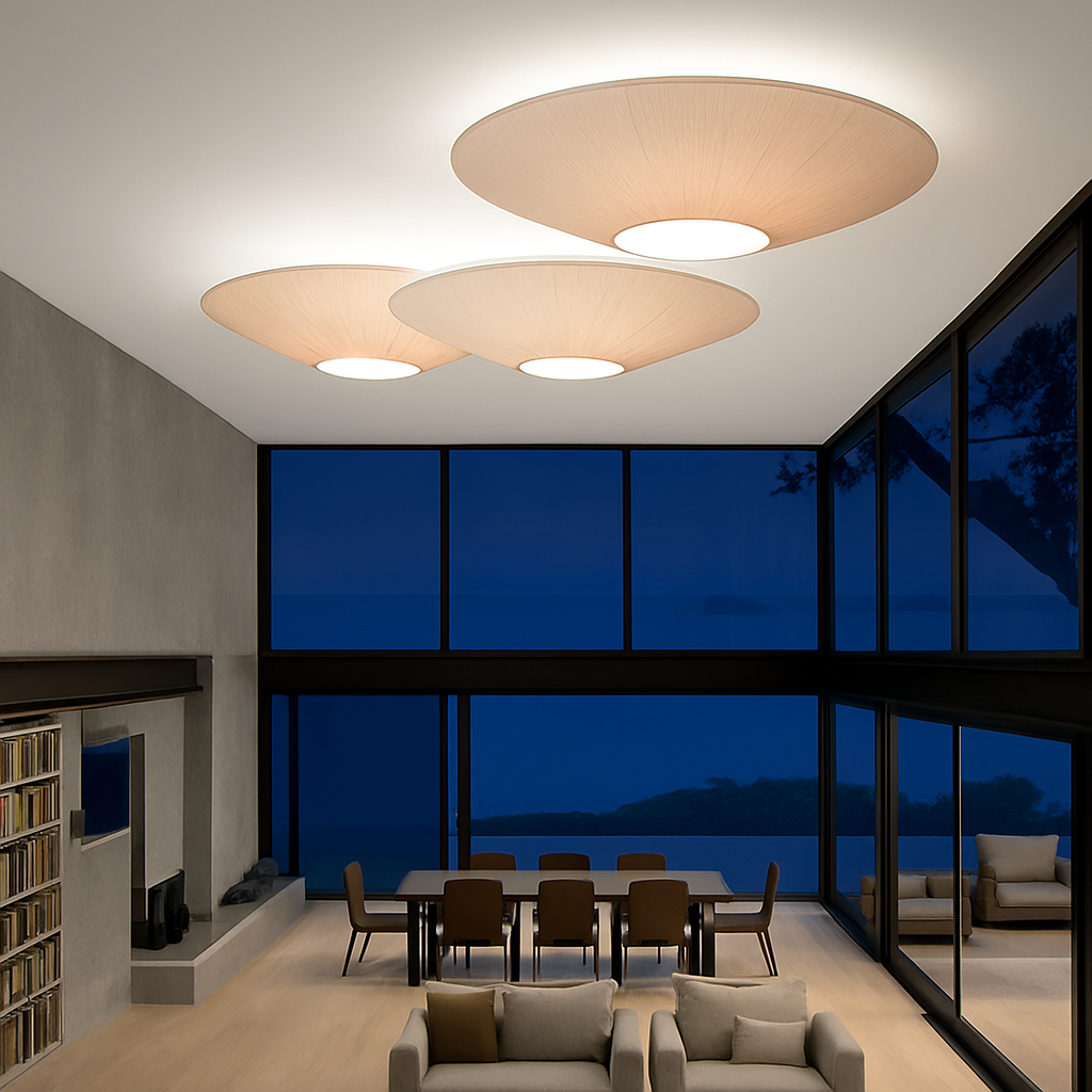 plafonnier moderne en tissu design créatif pour intérieur élégant - vue 4 sur 10