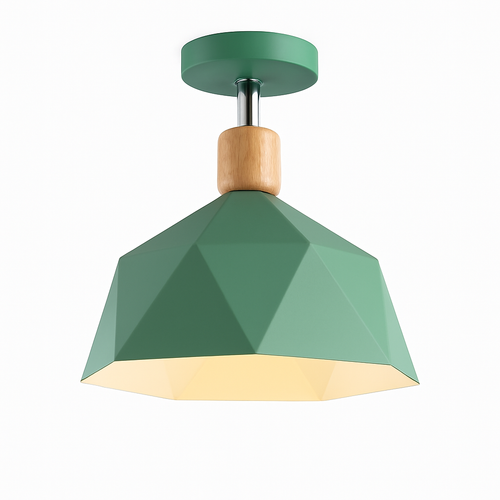 Plafonnier moderne LED avec abat-jour en métal Garino