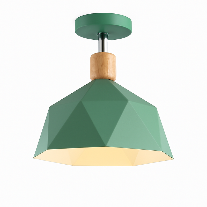 Plafonnier moderne LED avec abat-jour en métal Garino