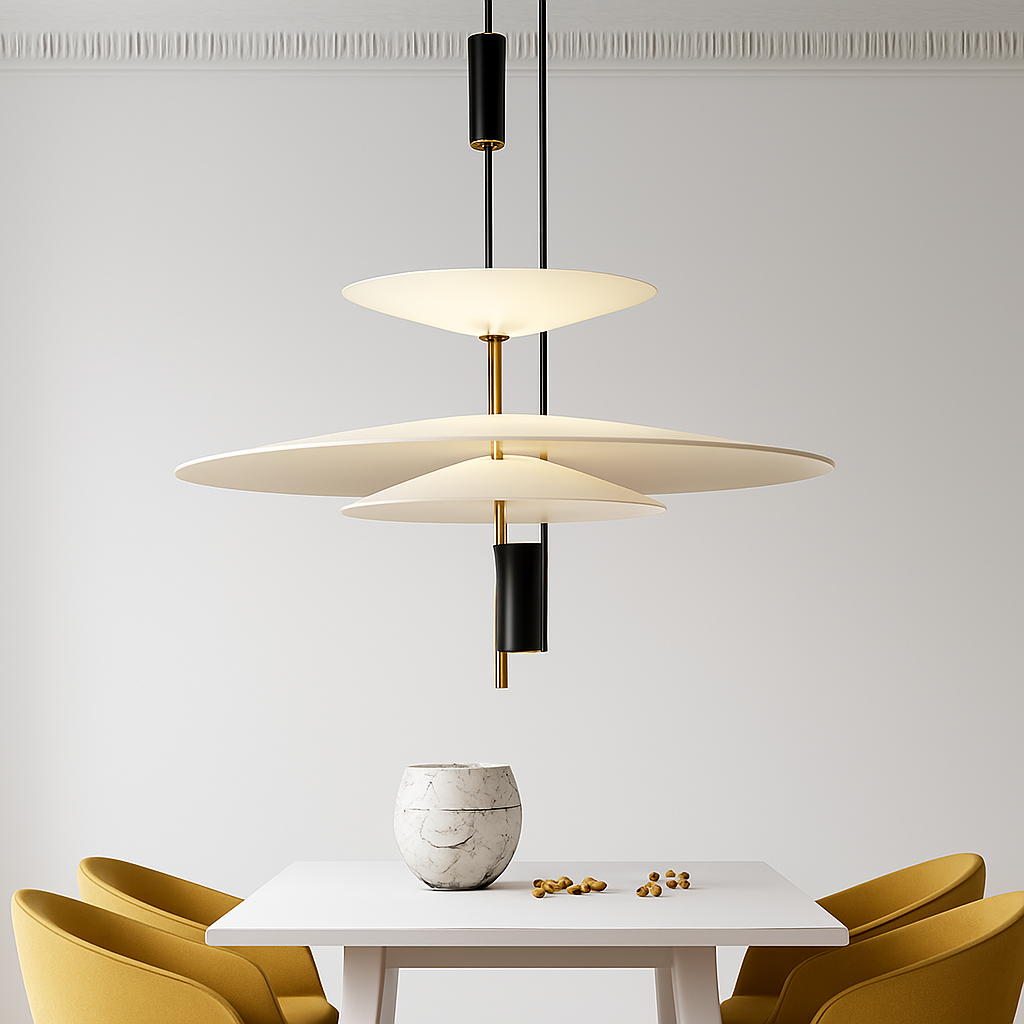 plafonnier moderne à leds design pour décoration intérieure