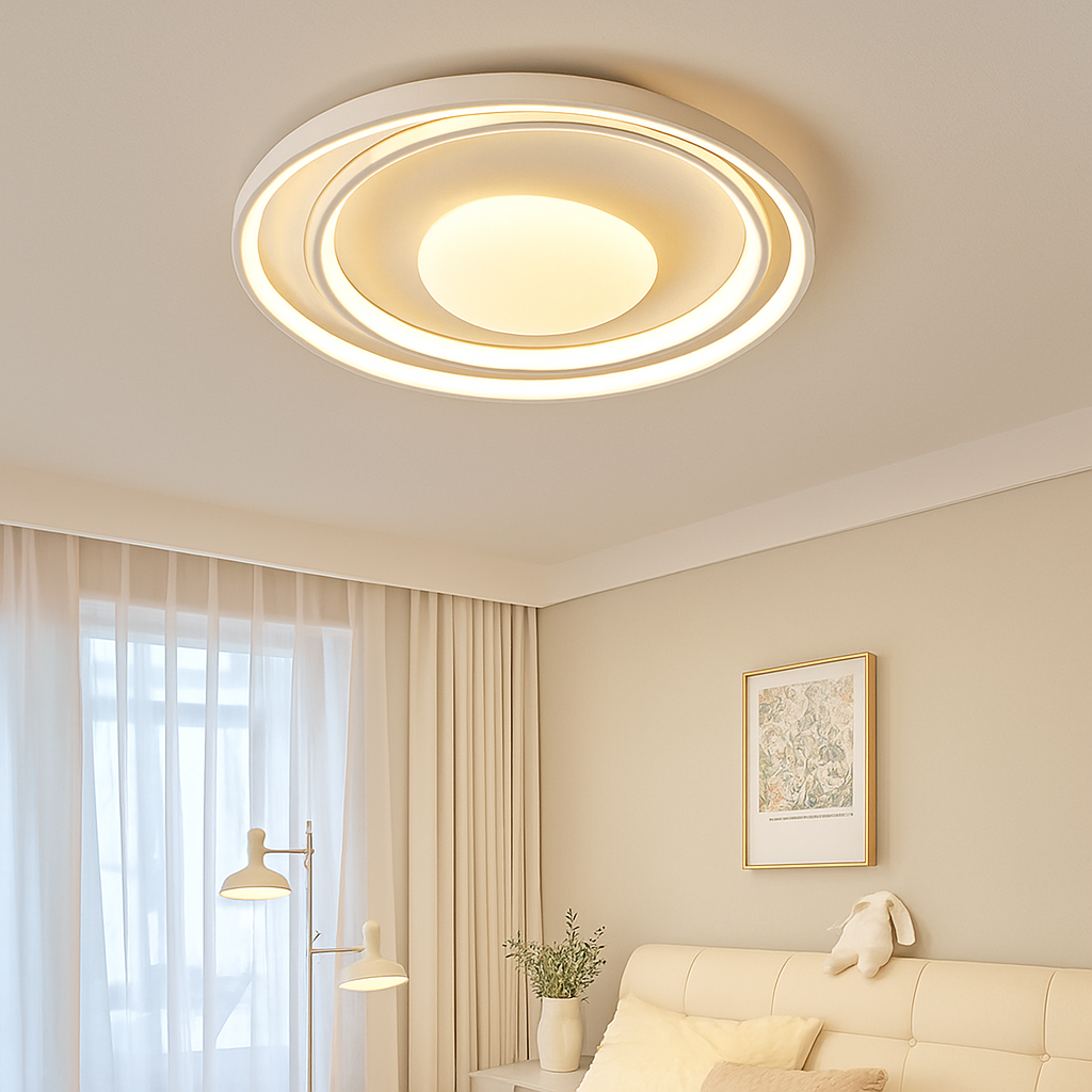 plafonnier moderne à leds pour décoration intérieure - vue 4 sur 12