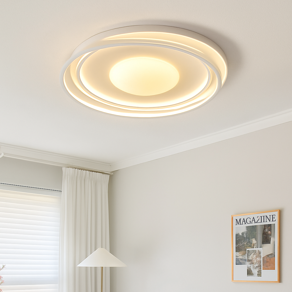 plafonnier moderne à leds pour décoration intérieure - vue 7 sur 12