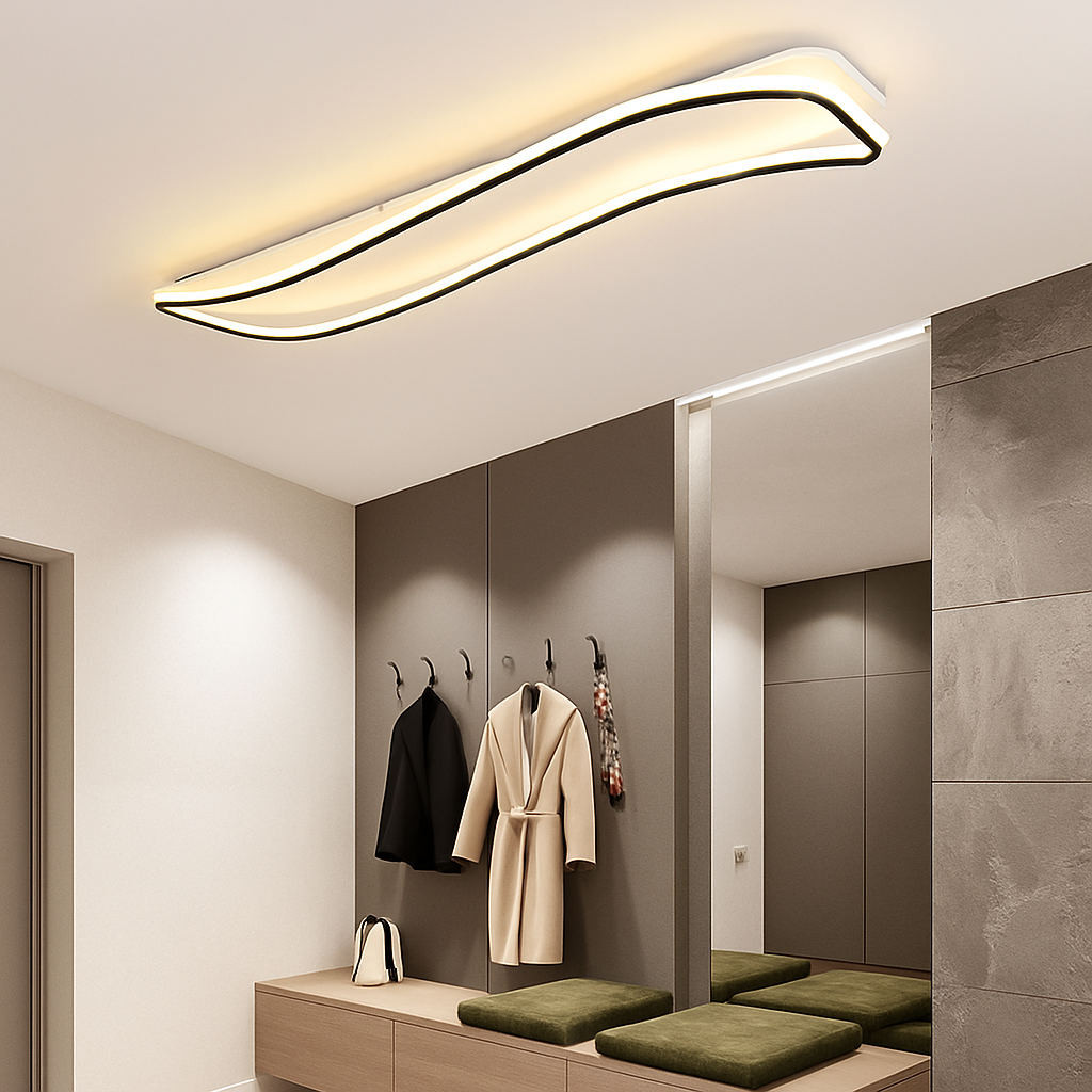 plafonnier moderne à leds pour intérieur décoratif lumineux - vue 2 sur 12