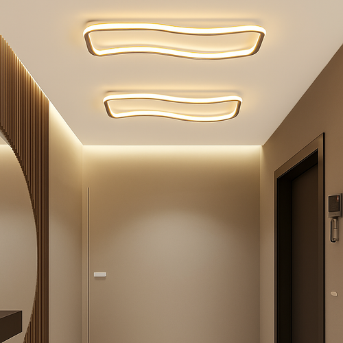plafonnier moderne à leds pour intérieur décoratif lumineux