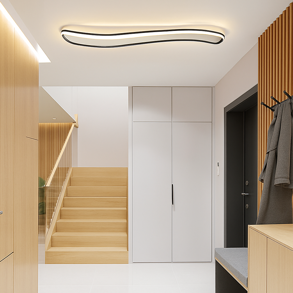 plafonnier moderne à leds pour intérieur décoratif lumineux - vue 5 sur 12