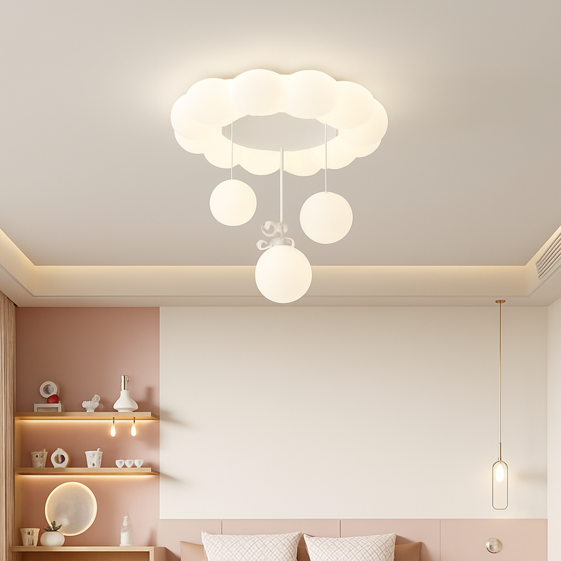 plafonnier nuage lapin ours pour chambre enfant