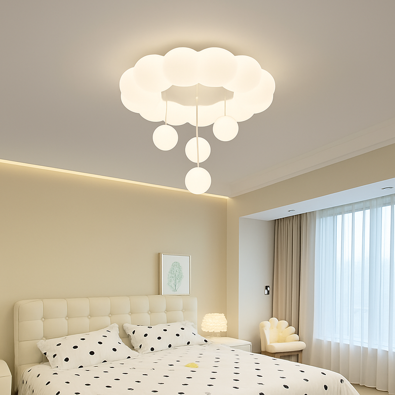 plafonnier nuage lapin ours pour chambre enfant